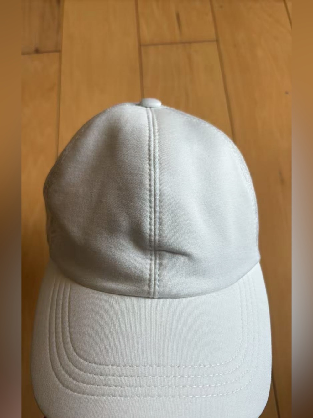 Brunello Cucinelli Cream Casual Cap with Branded Tag